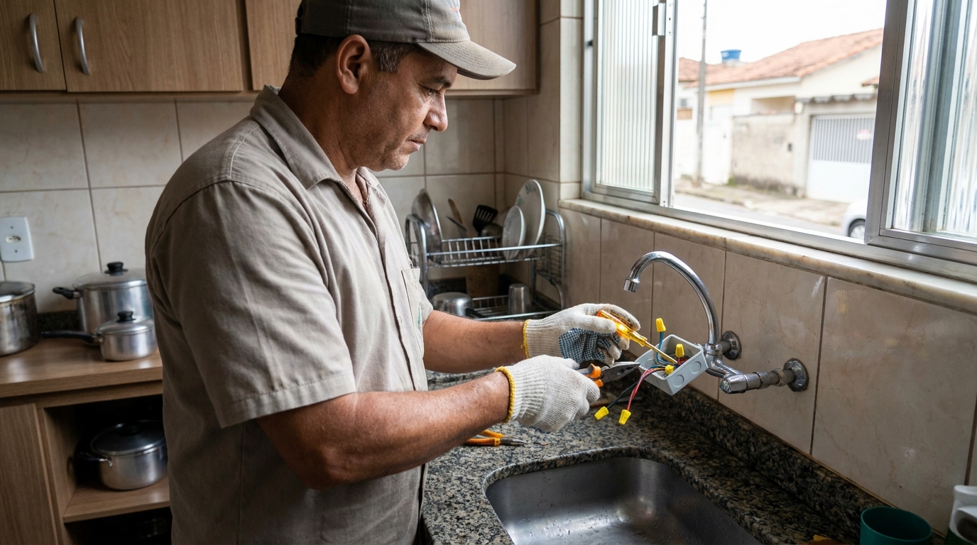 Adequação de Ponto Elétrico na Chácara Brasil, São Luís‑MA