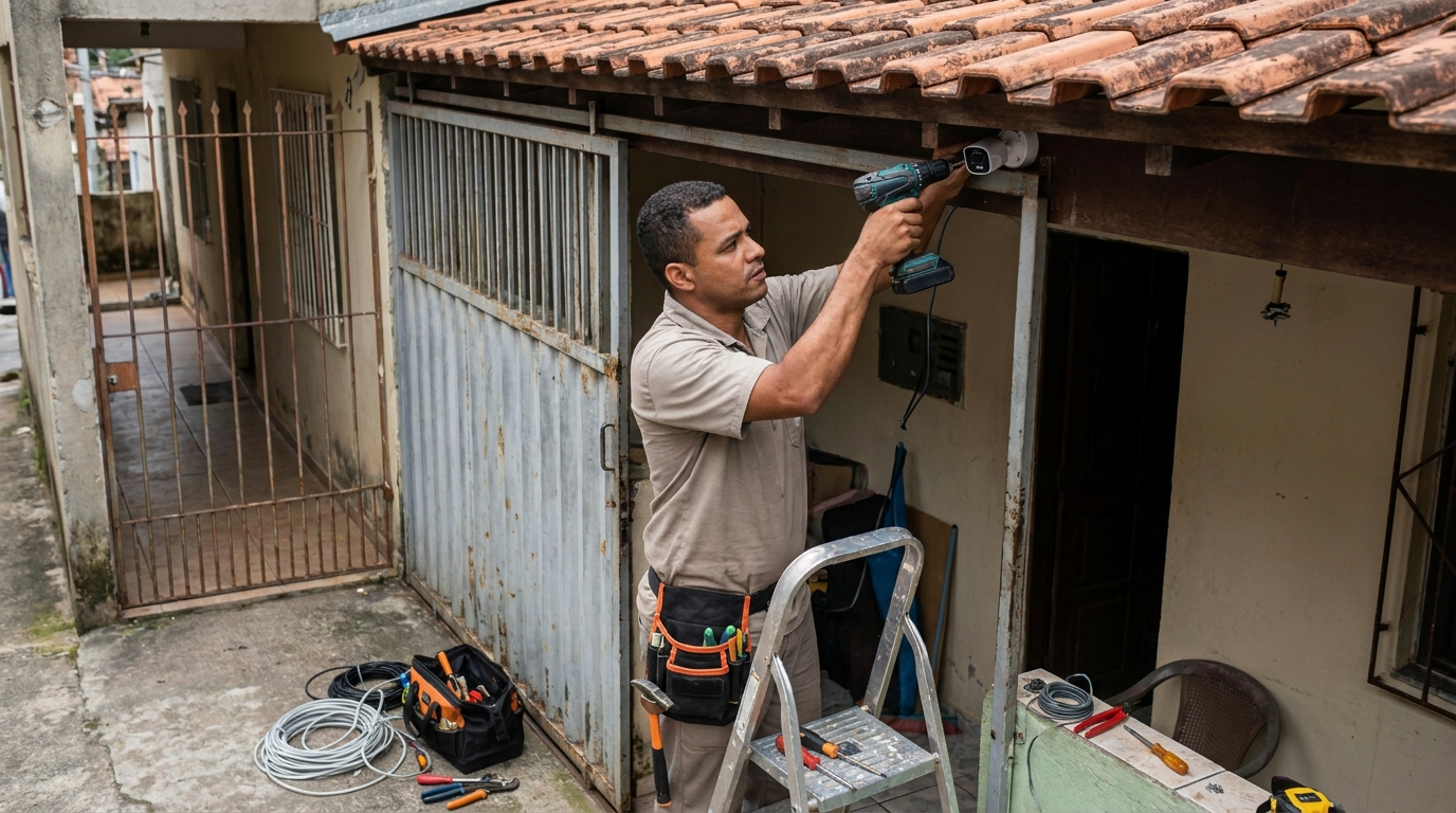 Instalação de Câmera Residencial na Alemanha, São Luís‑MA