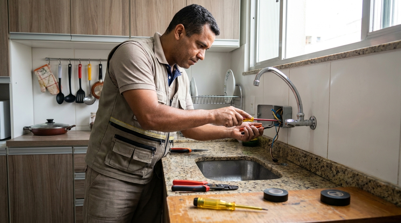 Instalação em Cozinha ou Área Gourmet na Chácara Brasil, São Luís‑MA