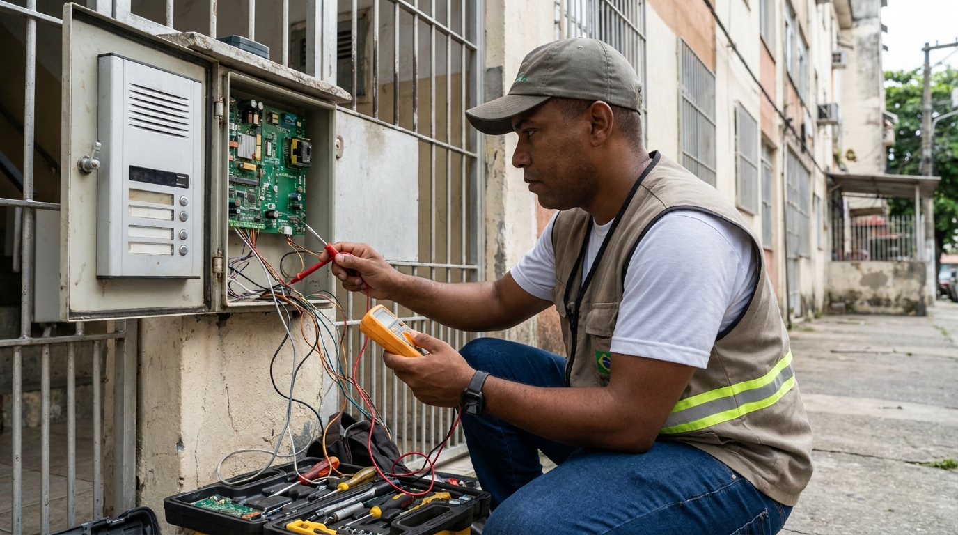 Reparo de Placa e Campainha no Alto do Angelim, São Luís‑MA