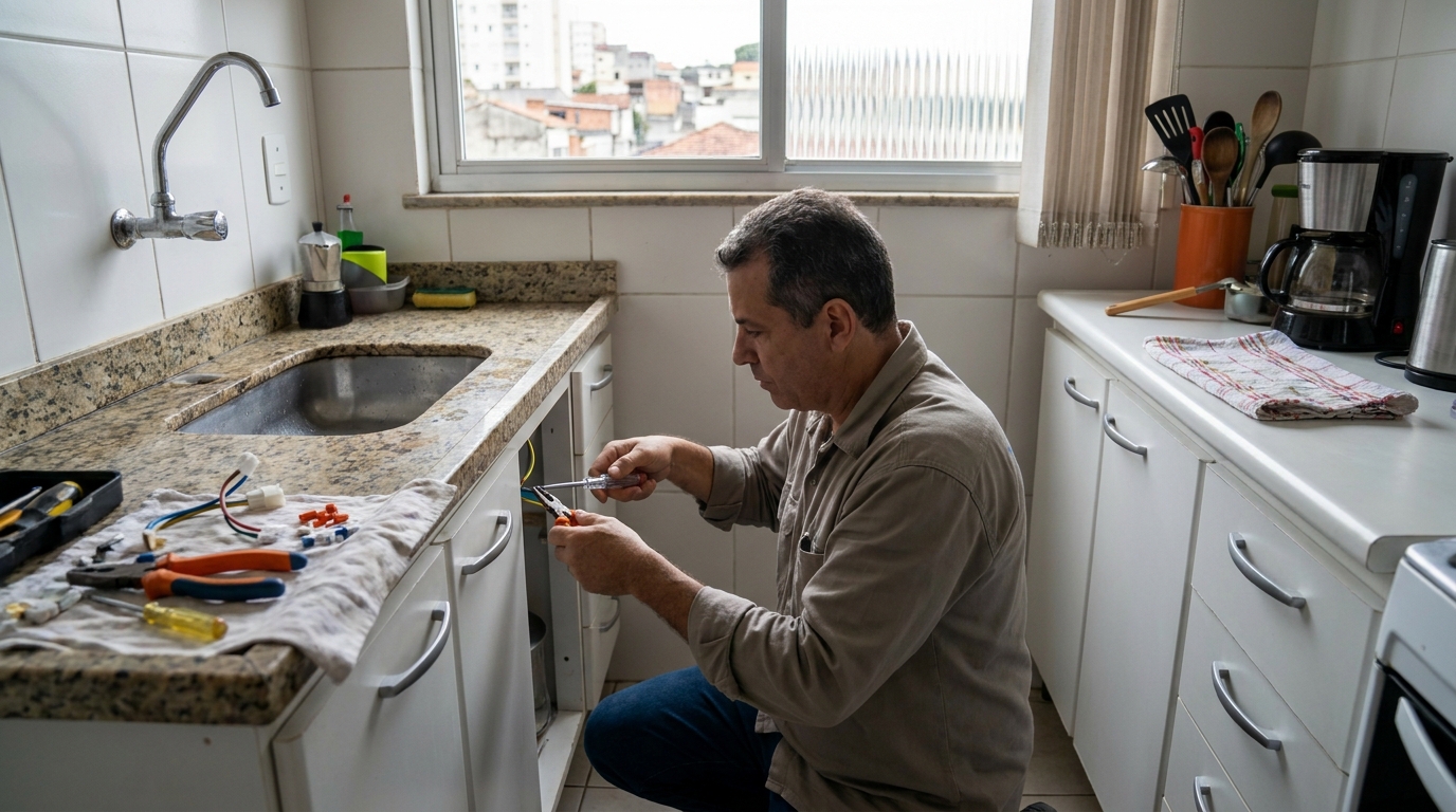 Troca de Torneira Elétrica na Chácara Brasil, São Luís‑MA